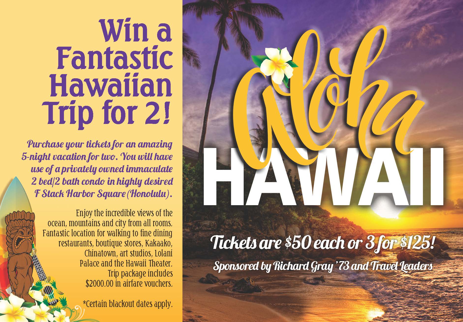 Hawaii Trip Raffle